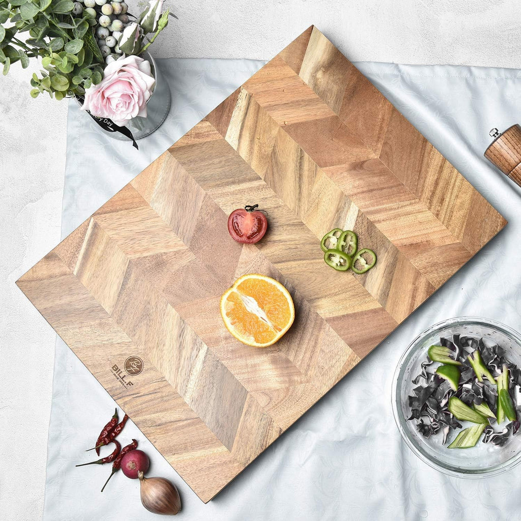 14x9 inch Acacia Wood Cutting Board, Pack of 2 J275345