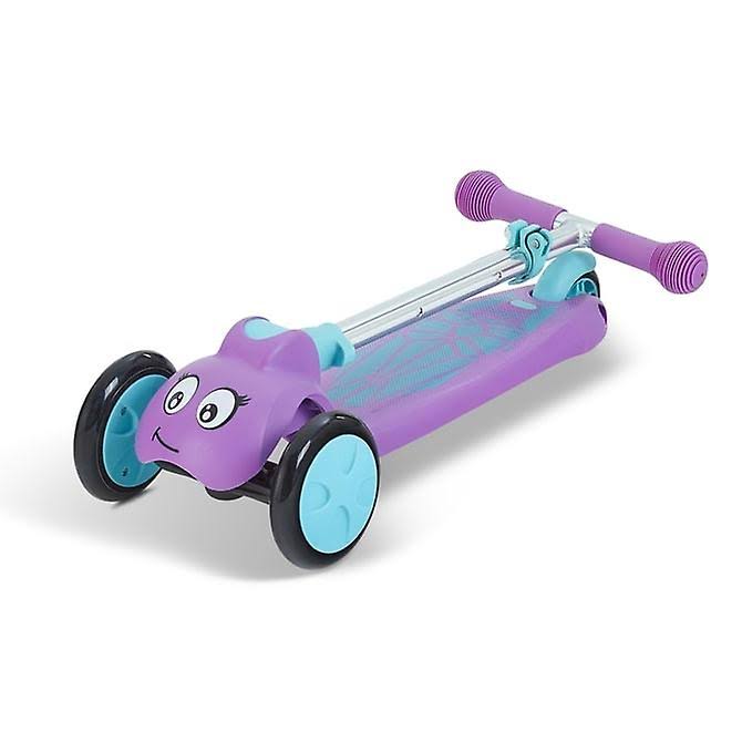 Purple 3-Wheel Folding Scooter R318