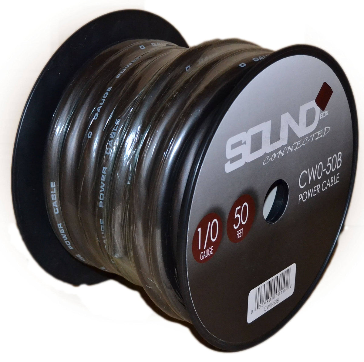 0 Gauge Amplifier Wire Power/Ground Cable 50 Feet Black V522238