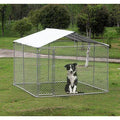 10x10ft Outdoor Dog Kennel Cage Enclosure with Cover N283083