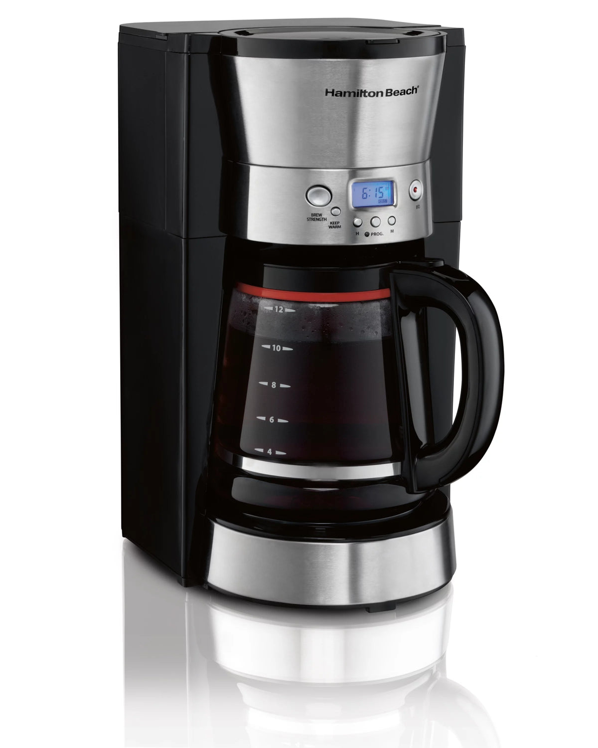 12 Cups Black Programmable Coffee Maker B34226