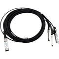 40GBASE-CR4 QSFP+ to 4 10GBASE-CU SFP+ Passive DAC 5m F6728