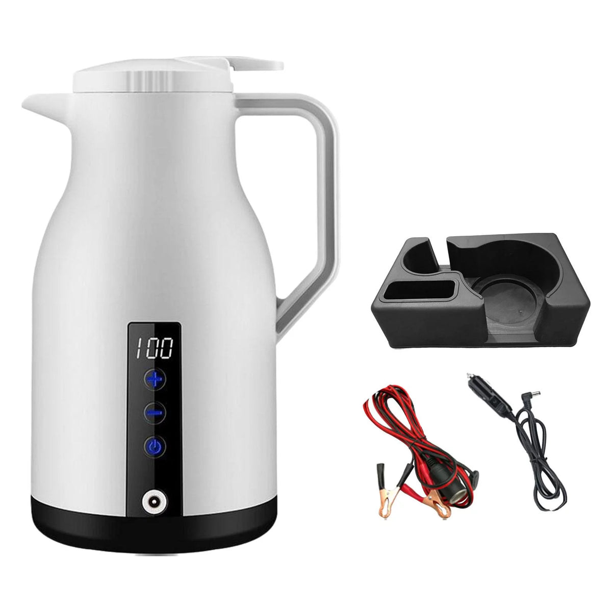 White Portable Electric Car Kettle P522179