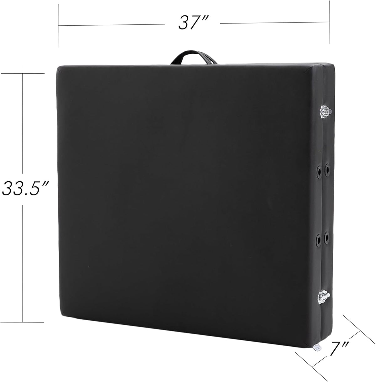 Black Low-Level Massage Table N1887