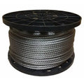 1/4 inch Stainless Steel Aircraft Cable Wire Rope 7x19 Type 316 (900 Feet) Z2833