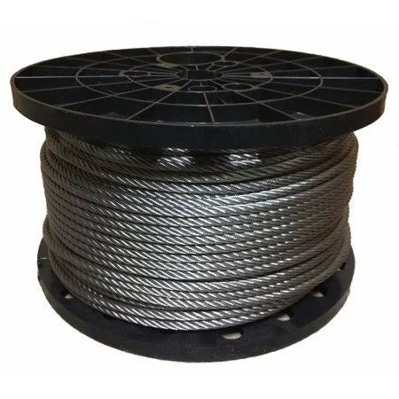1/4 inch Stainless Steel Aircraft Cable Wire Rope 7x19 Type 316 (900 Feet) Z2833