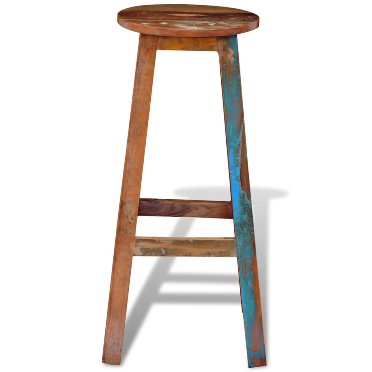 Solid Reclaimed Wood Bar Stool U900252