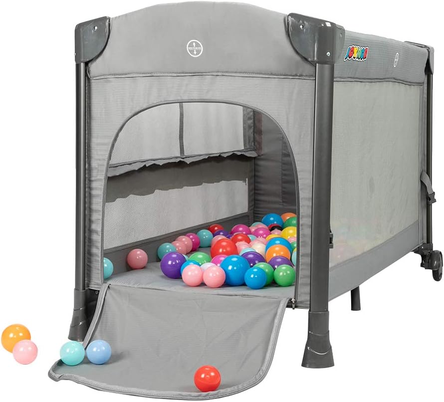 3 in 1 Baby Bedside Sleeper with Mattress and Carry Bag N552299