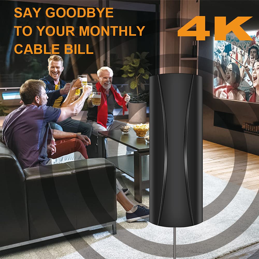 Digital TV Antenna with 36FT Coaxial Cable P6800