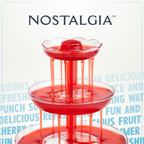 3-Tier Lighted Party Fountain, 1.5 Gallons, 8 Reusable Cups E55201
