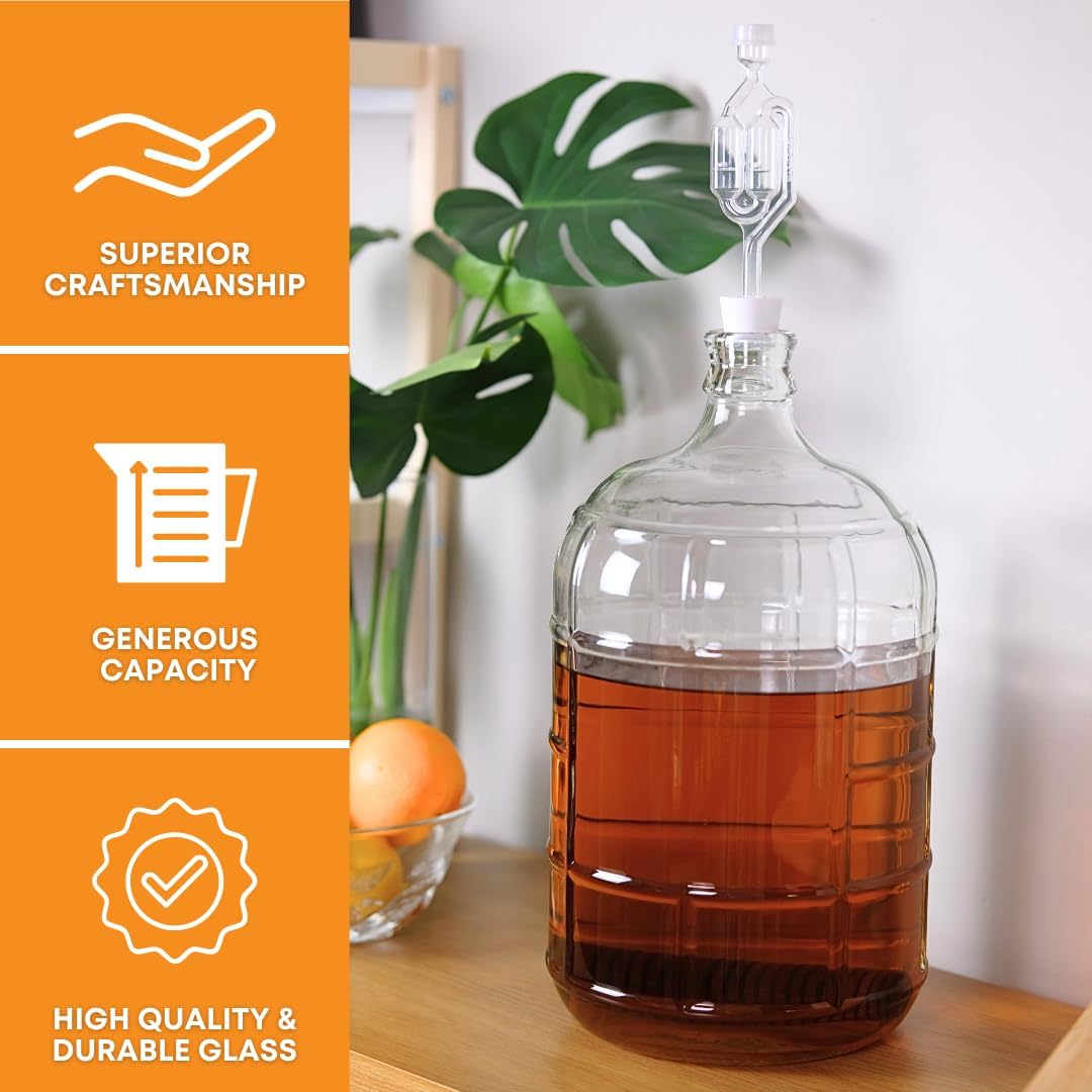 3 Gallon Glass Carboy A2796