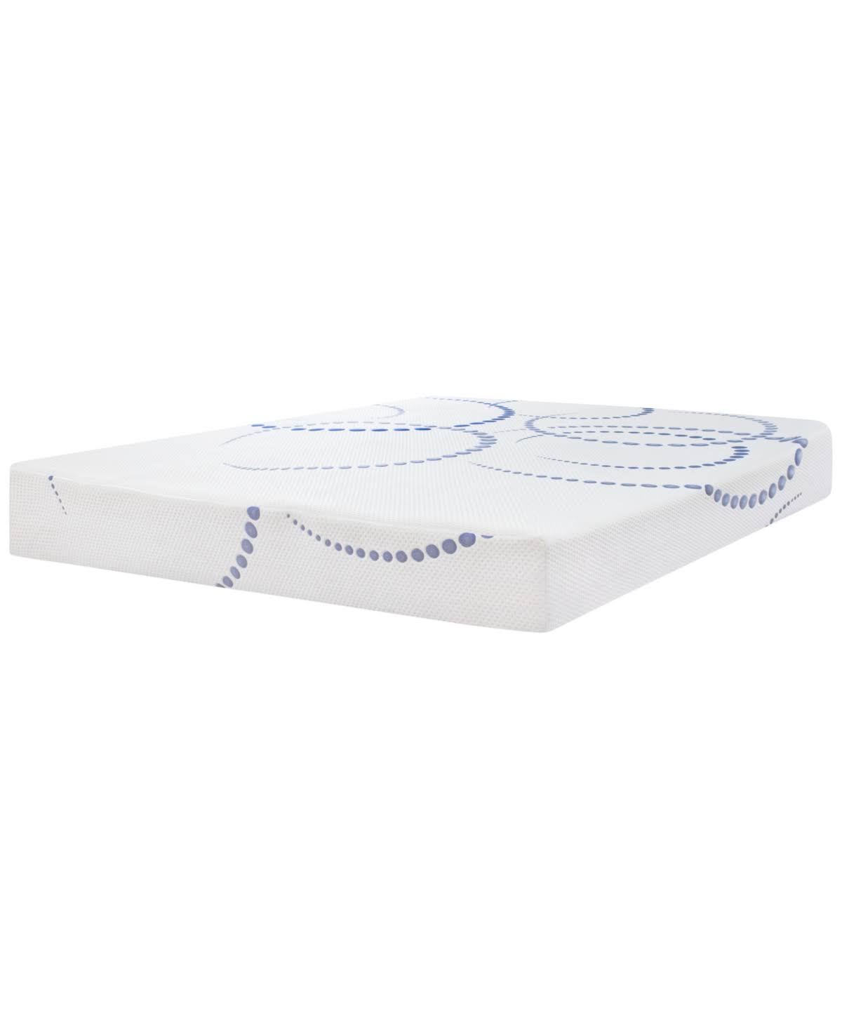 White Twin Cool Gel Memory Foam Mattress U7113