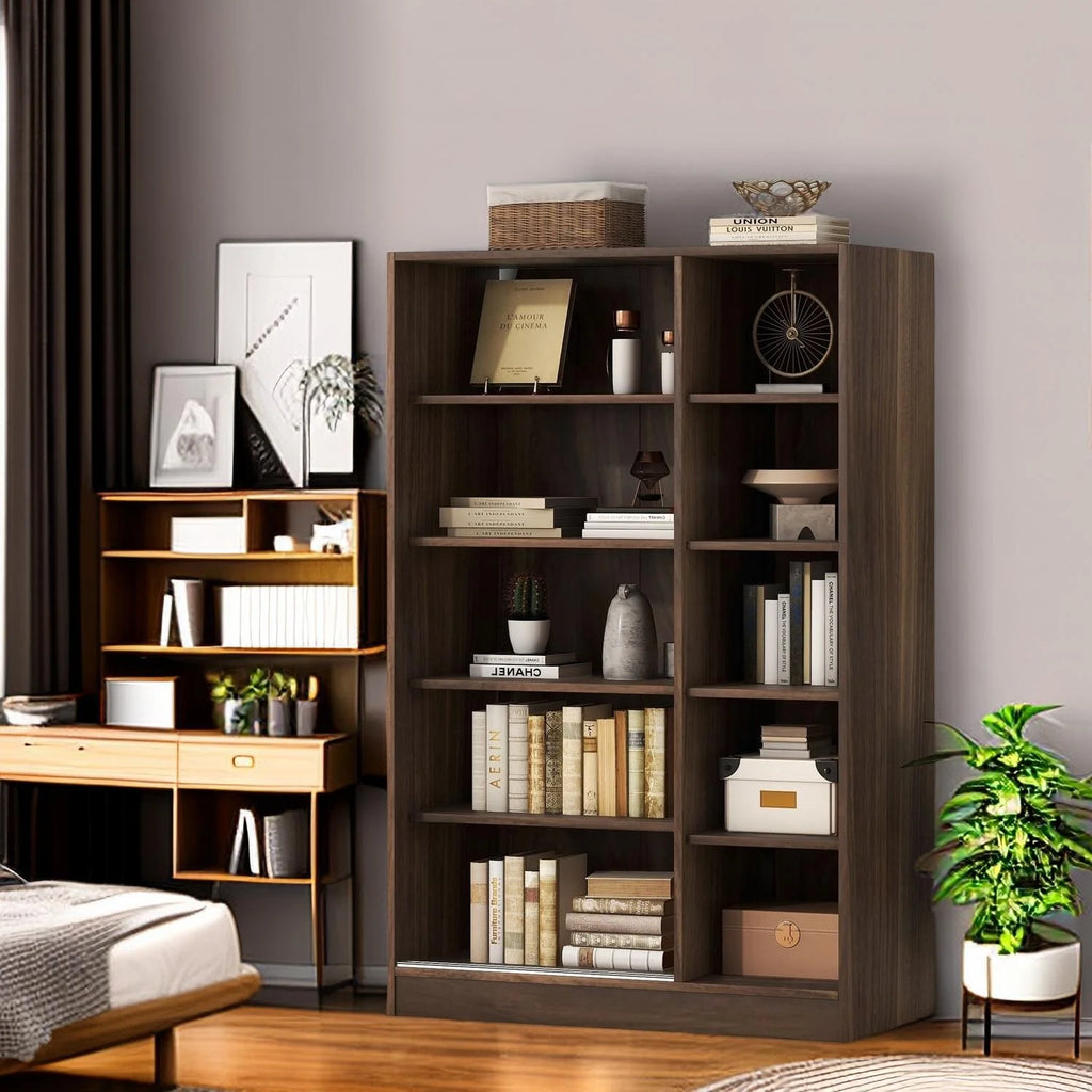 Mid-century 3-Door Wardrobe with Shelves T278