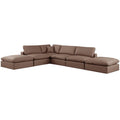 Brown Modular Sectional F278