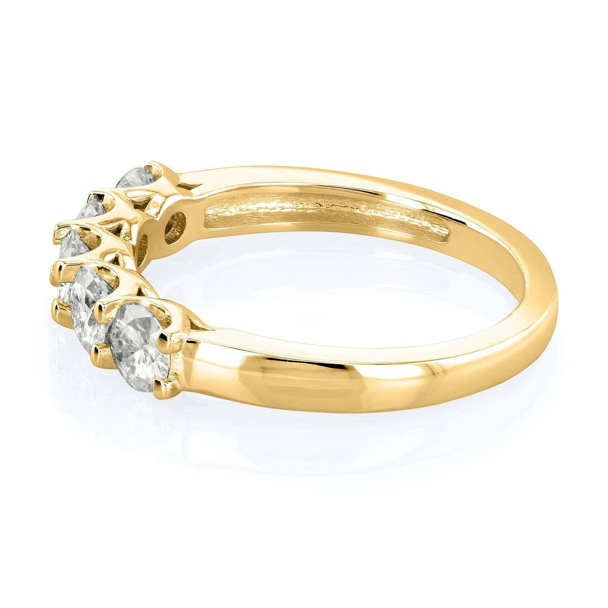 14K White Gold Bridal Wedding Band S592821