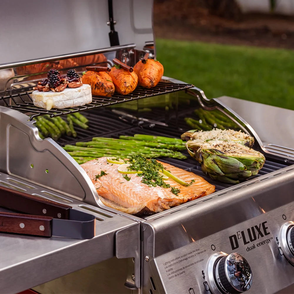 2-Burner Propane Gas Grill with 2 Foldable Shelves F840750