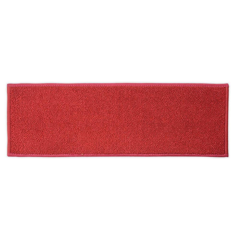 Solid Red Carpet Stair Tread Cover Set of 13 P353