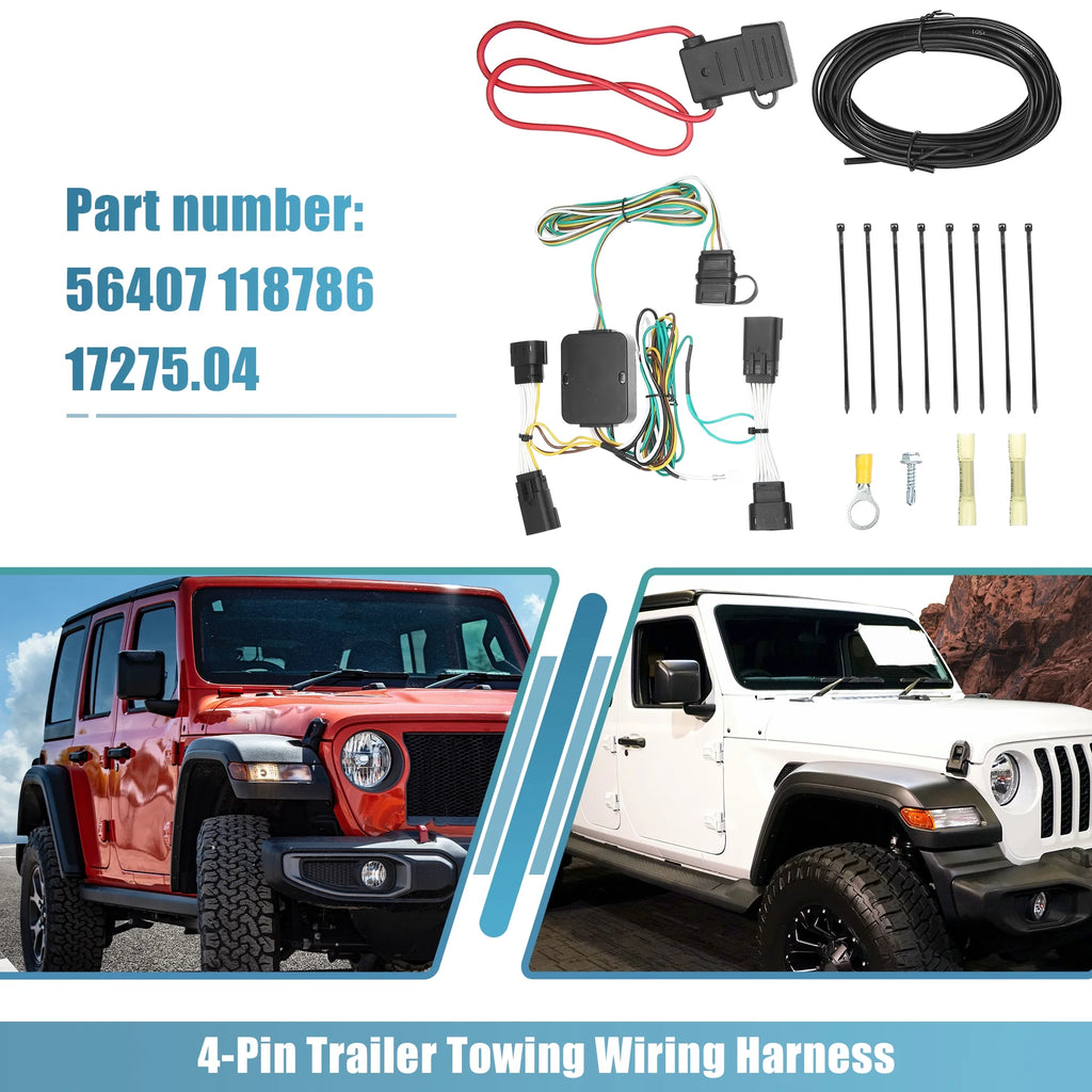 4 Pin Trailer Towing Wiring Harness with Converter Y45917