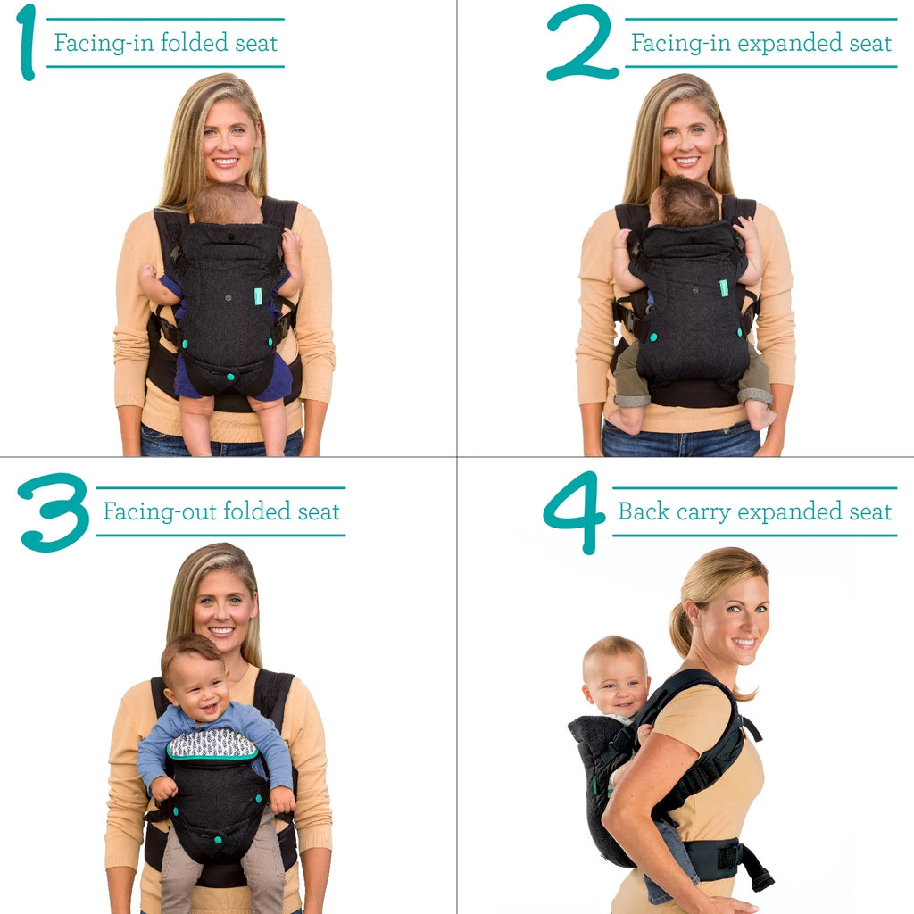 Convertible Baby Carrier 4-Position 8-32lbs Sandy Tan W11142