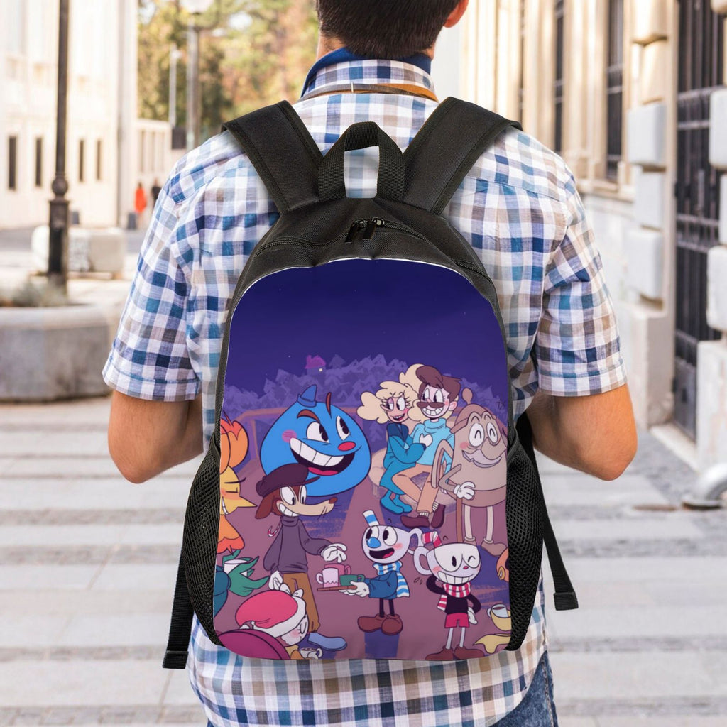 Mugman Backpack Lightweight Unisex Daypack Bookbag Laptop Satchel Rucksack H50682