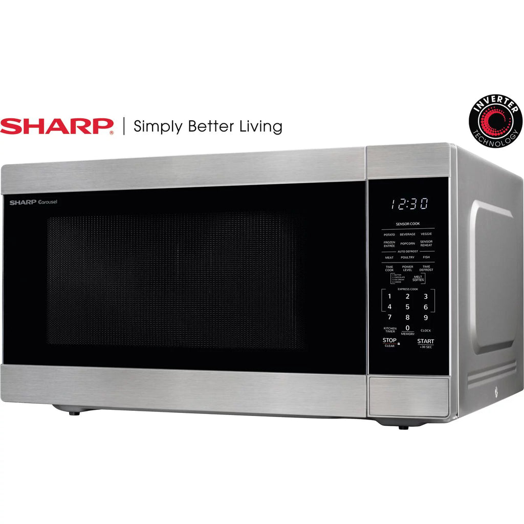 2.2 Cu. ft. Countertop Microwave Oven with Inverter Technology in Stainless Steel E8582