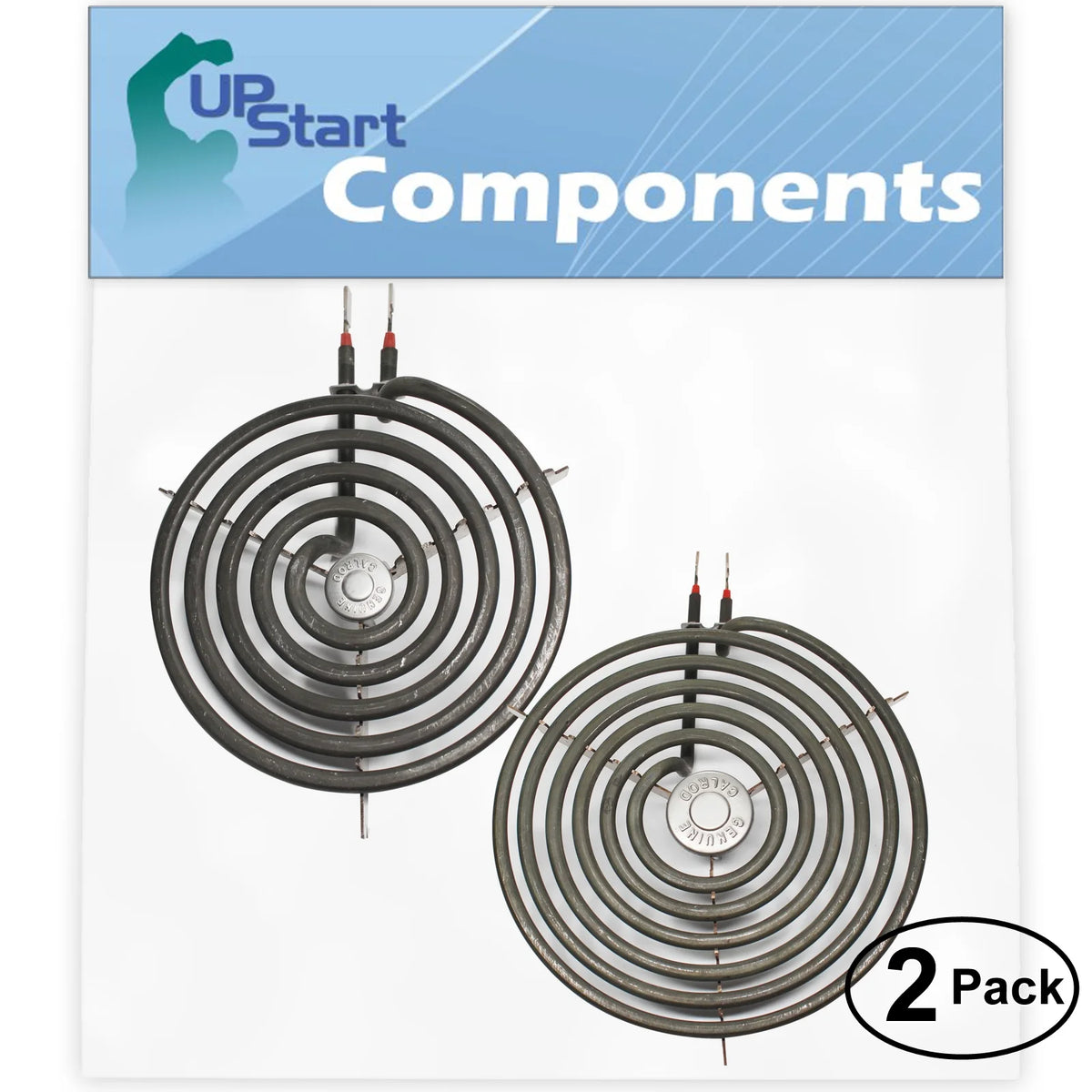 2-Pack 8 inch 6 Turns & 6 inch 5 Turns Surface Burner Elements C244