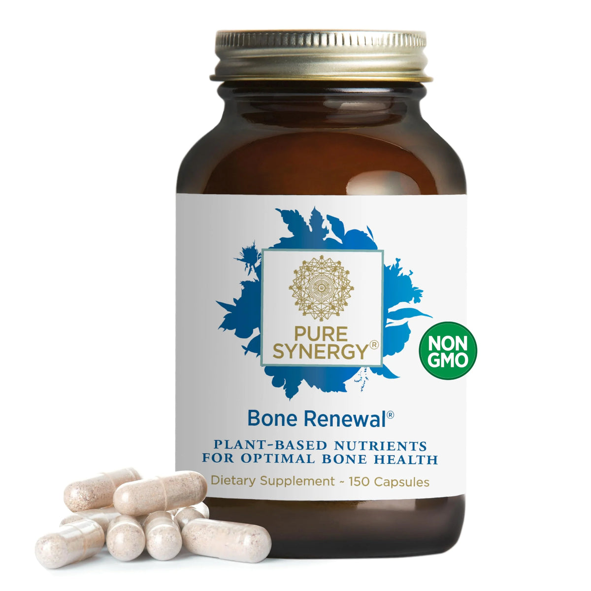 Vegan Bone Health Supplement with Vitamin D3, K2, Magnesium, Boron 150 Capsules A20811