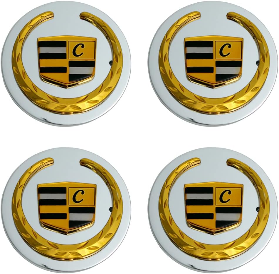 2 9/16 Gold Wheel Center Caps Pack of 4 I176620