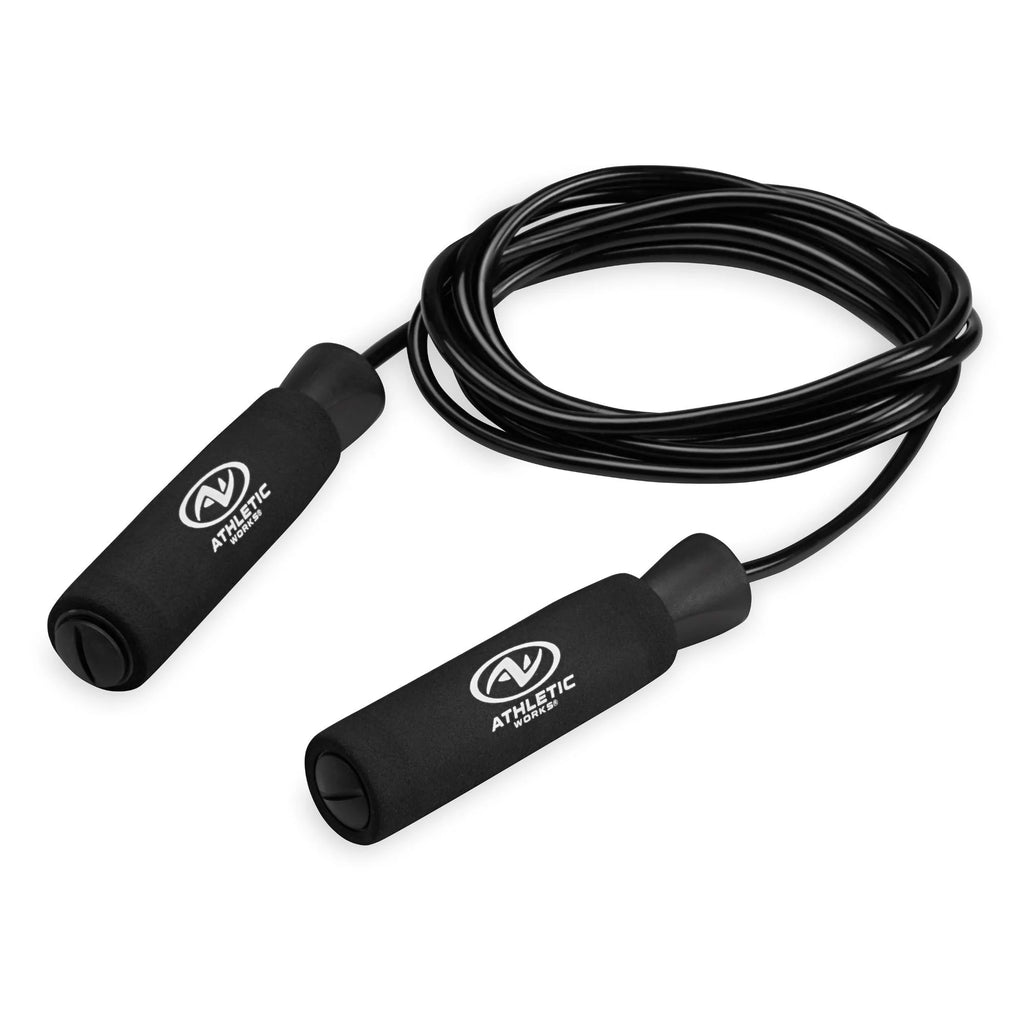 Home Gym Kit with Resistance Tube, Ab Wheel, Jump Rope and Push-Up Bars D6336