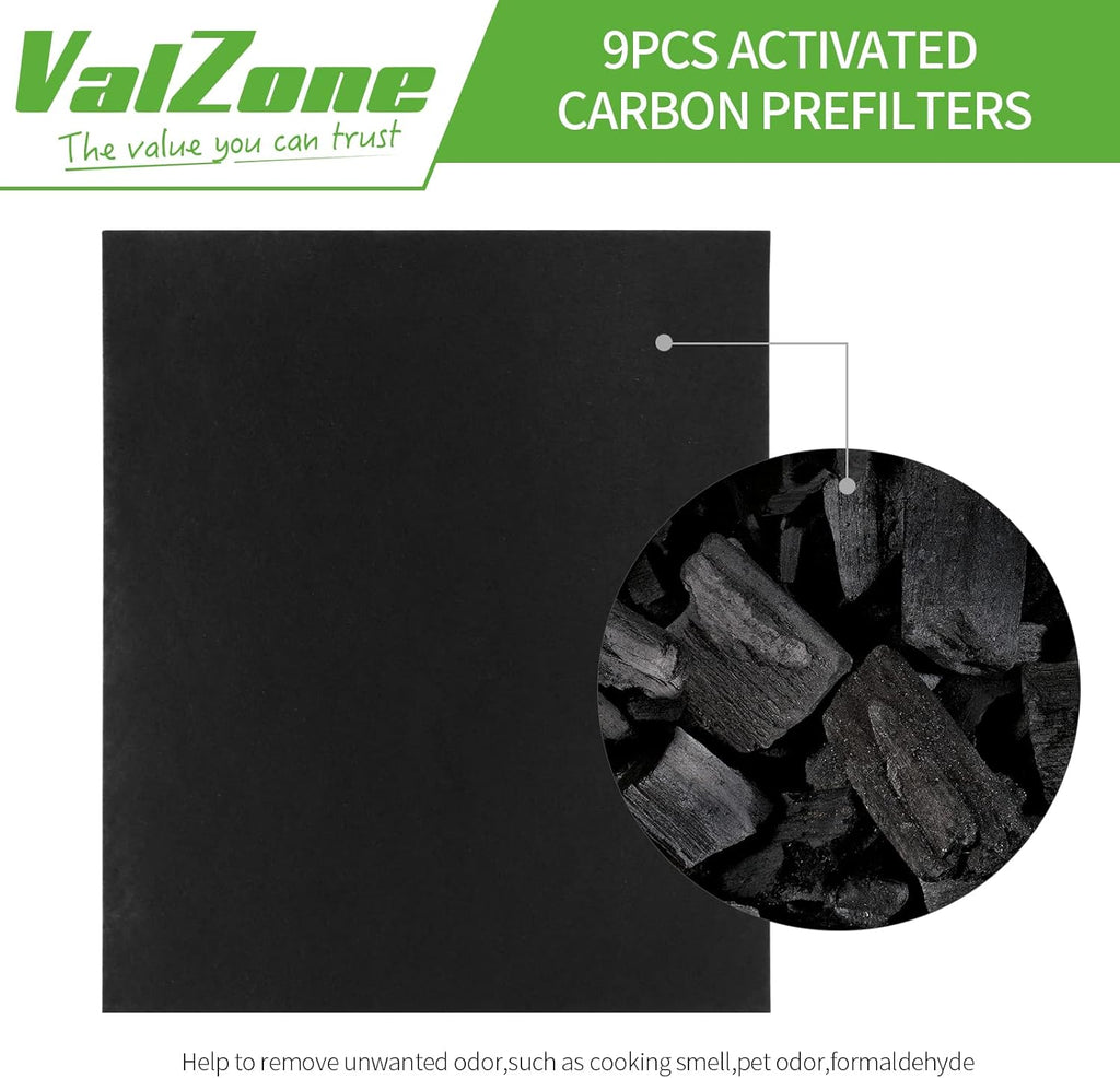 3 Pack True HEPA Filters with 9 Extra Carbon Filters F8743