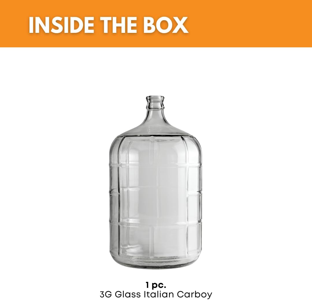 3 Gallon Glass Carboy A2796