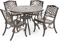 5-Pcs Cast Aluminum Outdoor Dining Set I651626