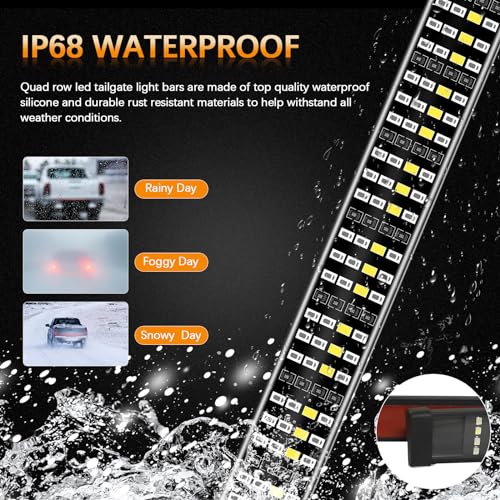 60 Inch LED Tailgate Light Bar with Reverse & Sequential Turn Signals Y600