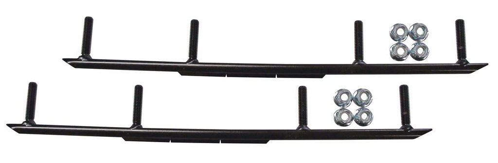 White XPT Snowmobile Skis Complete Kit J4017