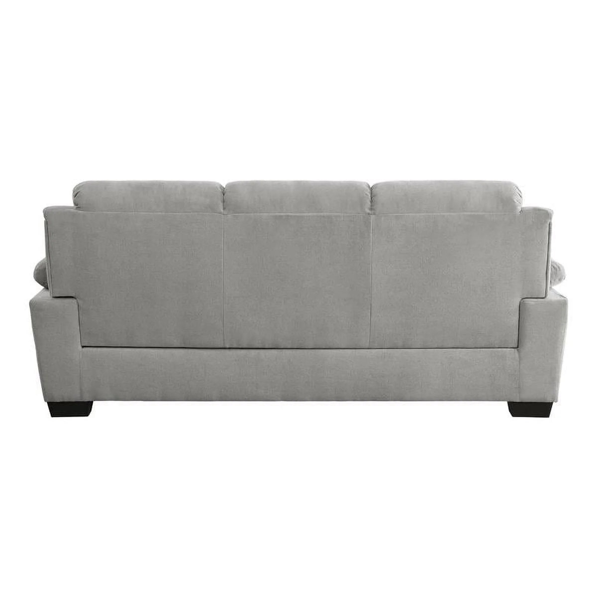 Light Gray Textured Fabric Sofa O20995