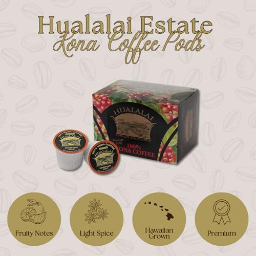 Medium Dark Roast Single Serve Cups, 12 count, Premium Ground Kona Coffee V122287