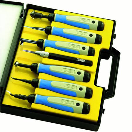 7 pcs Deburring Tool Set V60264