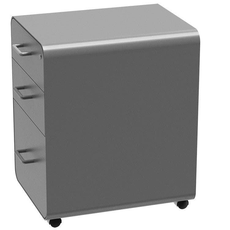 Rolling Round Corner 3-Drawer File Cabinet Q933843