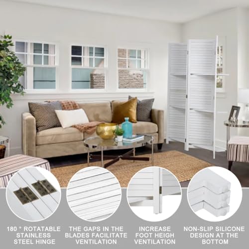 4 Panel Folding Room Divider P9613