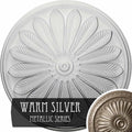 25 1/2 inch x 5 1/2 inch Hand-Painted Ceiling Medallion P160