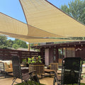 12' x 12' x 12' Sand Triangle Sun Shade Sail UV Block Awning L863895