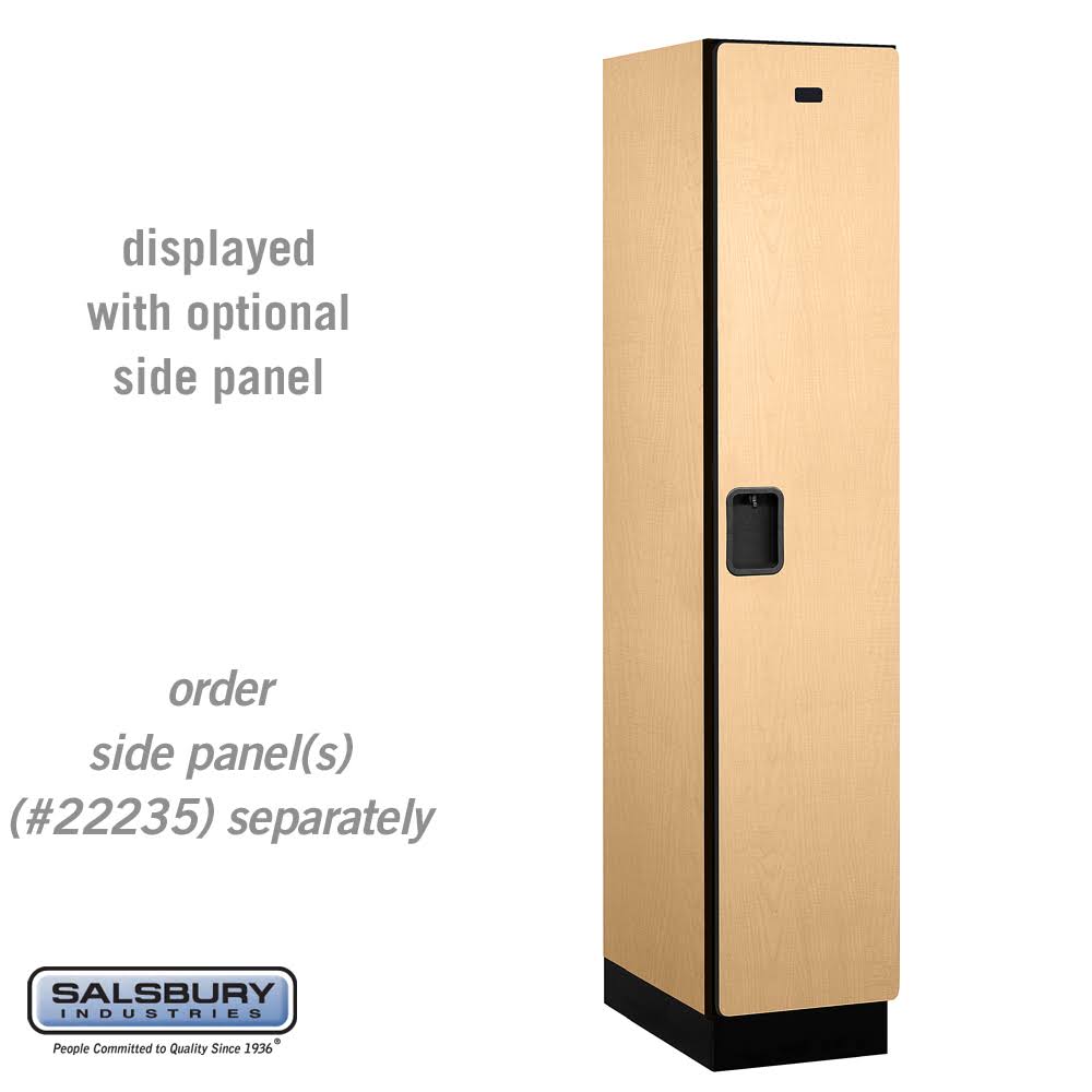 15x22 Wide Single Tier Wood Locker G679