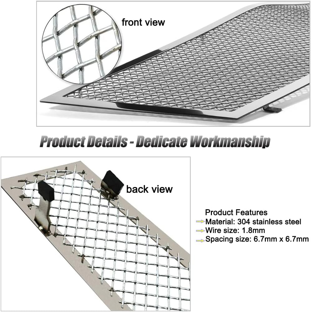 Stainless Steel Mesh Grille Grill Insert Combo M78933