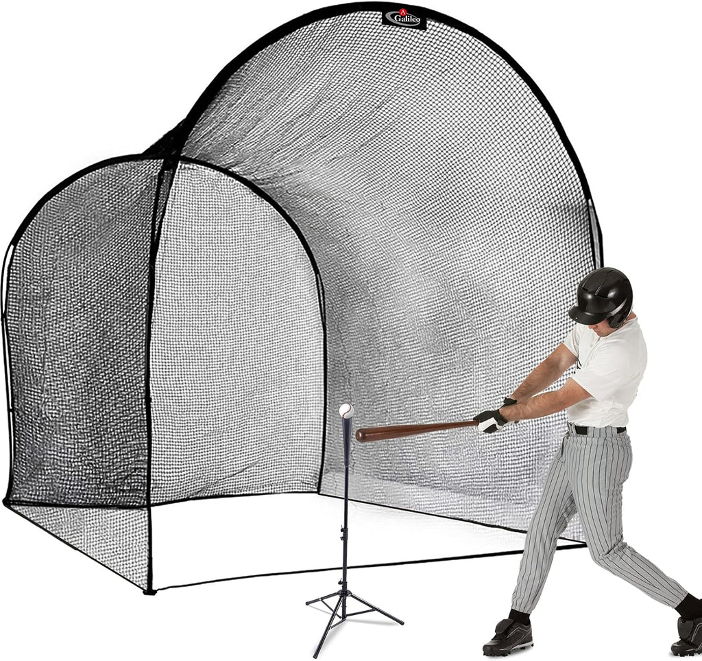 Portable Baseball Batting Cage with Frame and Poles P24456