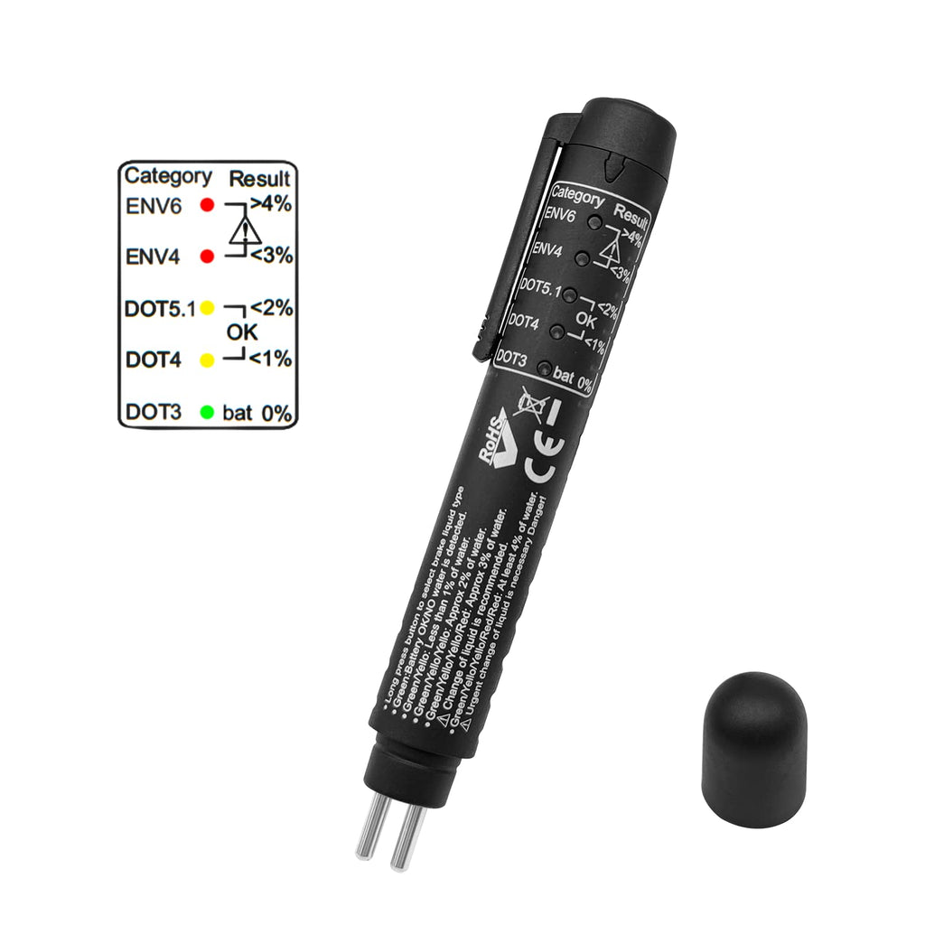 Brake Fluid Tester Pen with 5 LED Indicators Y780279