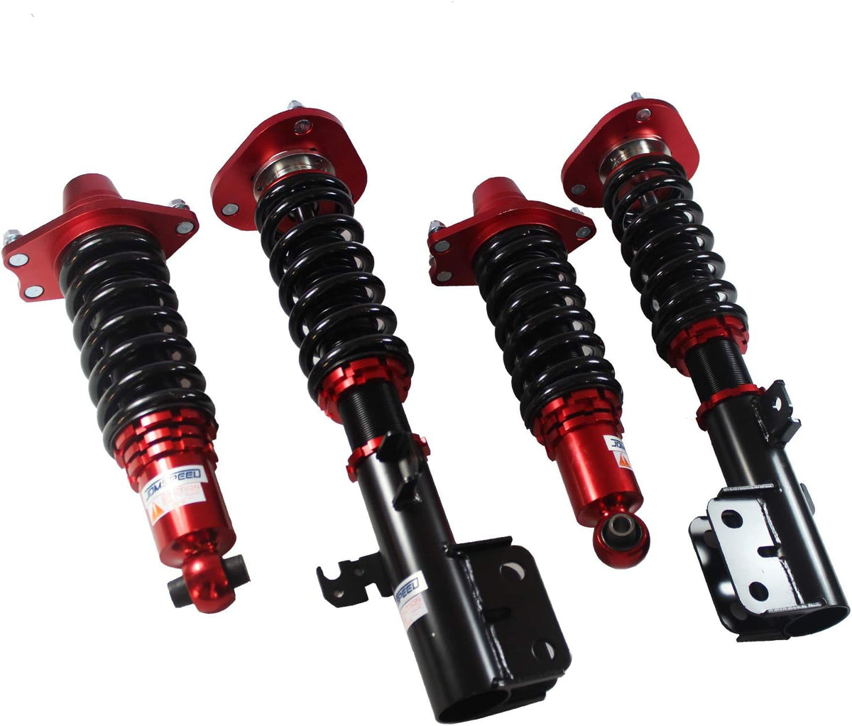Red Full Coilover Struts Shocks Suspension Kit S240357