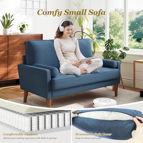 Ashbeige Loveseat Sofa with Solid Wood Legs J570519