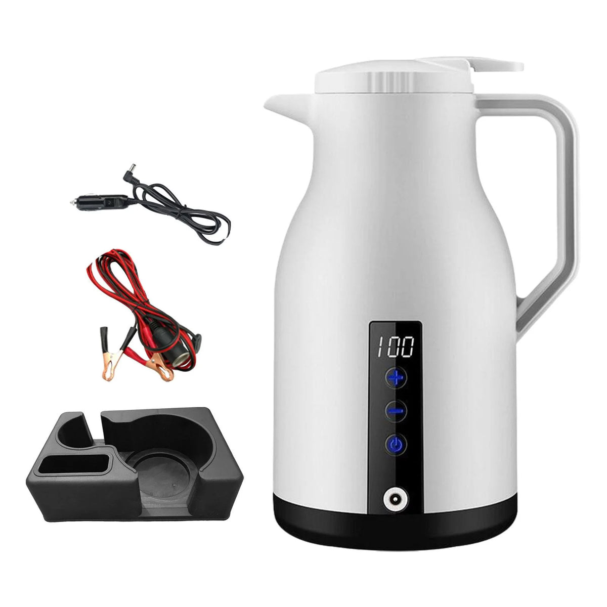 White Portable Electric Car Kettle P522179