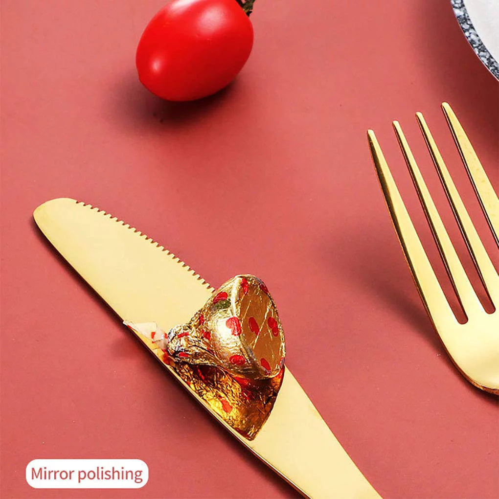 24 Piece Stainless Steel Silverware Set M793