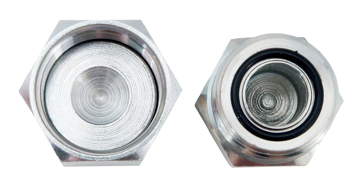 64 Pcs Galvanized Steel ORFS Cap & Plug Assortment Kit P746
